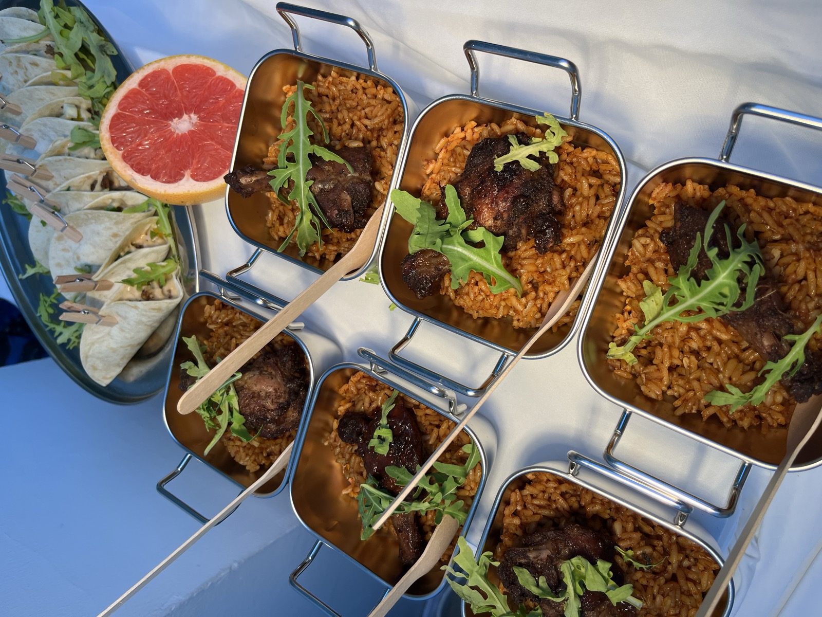 Chowby Didi Haus signature smoky jollof rice